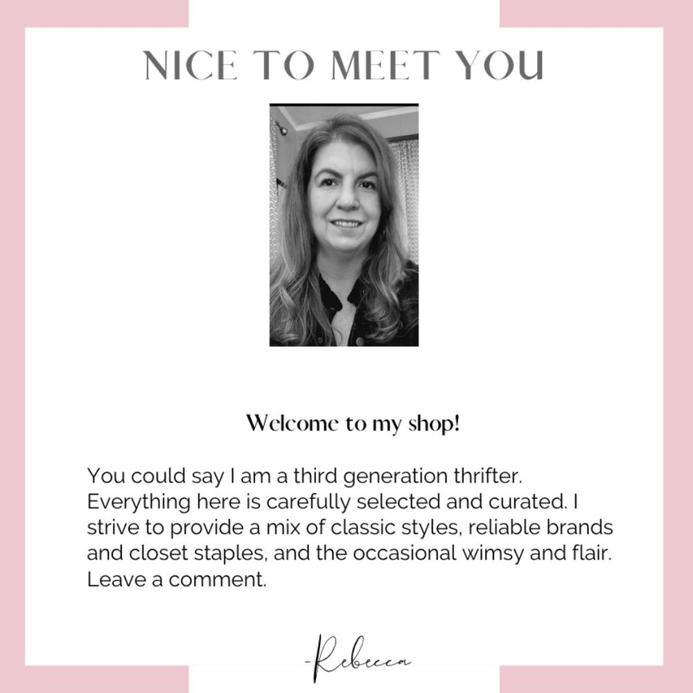 Meet your Posher, Rebecca